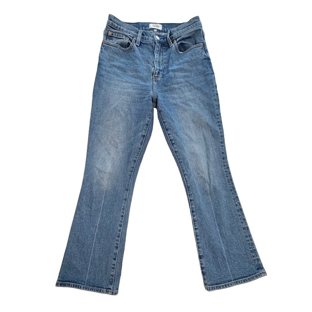 Pistola Lennon High Rise Cropped Bootcut Flare Jeans Milano Women's 28 $178 - Picture 2 of 10